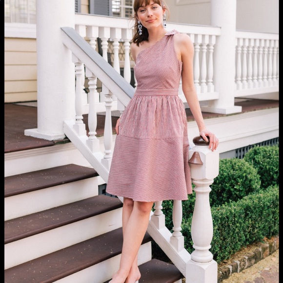 gal meets glam one shoulder dress